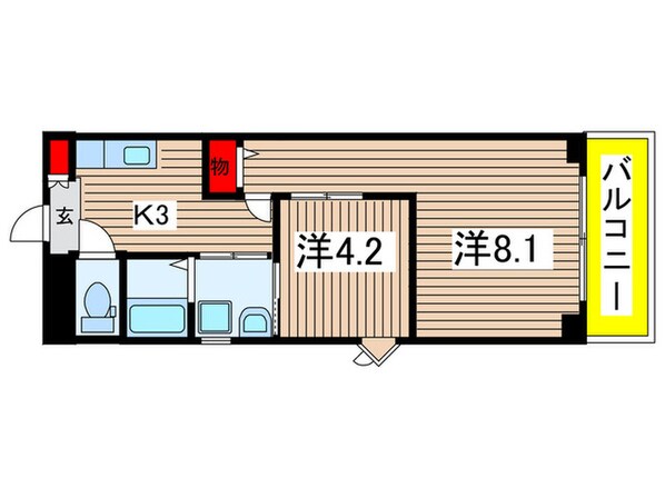 サングリーン新宿の物件間取画像